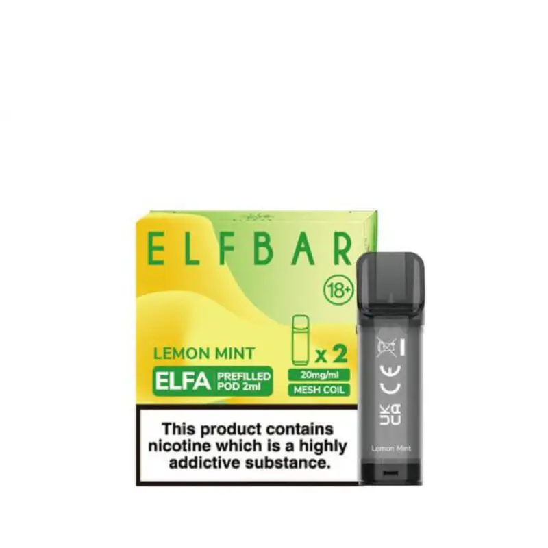 Lemon Mint Elfa Pod By Elfbar 